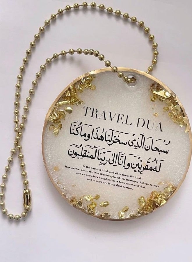 IRIKA Travel DUA Embossed Metallic Resin Art Sheet - A5 Size | Gold Metallic Sticker for Craft & Resin Art - Image 2